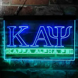 Kappa Alpha Psi Symbol Neon-Like LED Sign