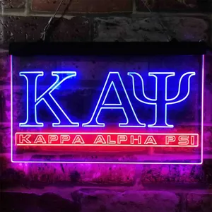Kappa Alpha Psi Symbol Neon-Like LED Sign