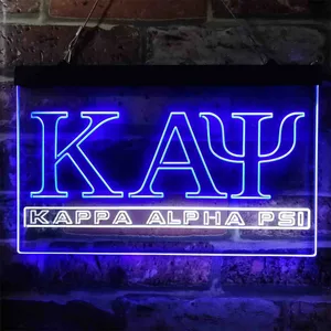 Kappa Alpha Psi Symbol Neon-Like LED Sign