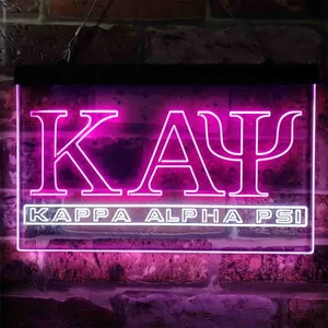 Kappa Alpha Psi Symbol Neon-Like LED Sign