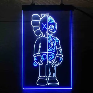 Kaws Dissected Companion Neon-Like LED Sign