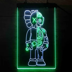 Kaws Dissected Companion Neon-Like LED Sign