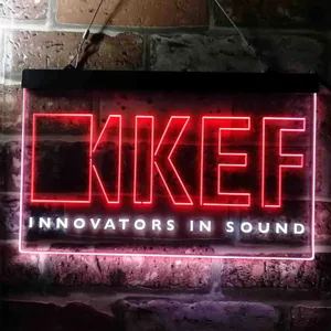 KEF Innovators In Sounds Neon-Like LED Sign