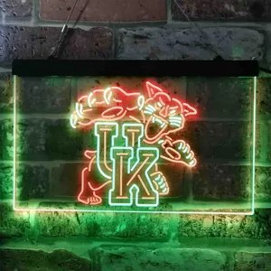 Kentucky Wildcats Wild Cat Logo Neon-Like LED Sign - Legacy Edition