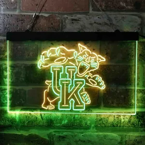 Kentucky Wildcats Wild Cat Logo Neon-Like LED Sign - Legacy Edition