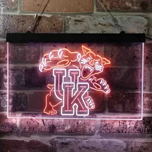 Kentucky Wildcats Wild Cat Logo Neon-Like LED Sign - Legacy Edition
