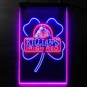 Killian's Irish Red Clover Neon-Like LED Sign