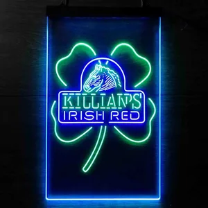 Killian's Irish Red Clover Neon-Like LED Sign