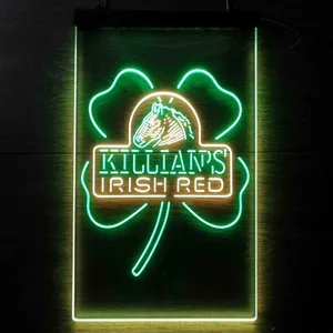 Killian's Irish Red Clover Neon-Like LED Sign