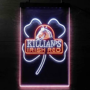 Killian's Irish Red Clover Neon-Like LED Sign