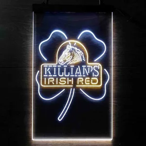 Killian's Irish Red Clover Neon-Like LED Sign