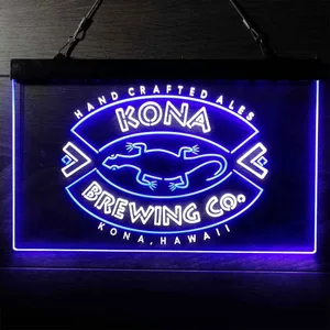 Kona Brewing Co. Handcrafted Ales Neon-Like LED Sign