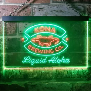 Kona Brewing Co. Logo 1 Neon-Like LED Sign