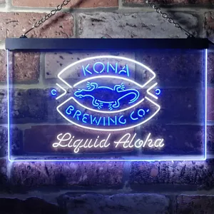 Kona Brewing Co. Logo 1 Neon-Like LED Sign