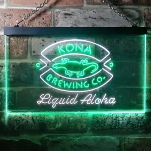Kona Brewing Co. Logo 1 Neon-Like LED Sign