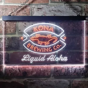 Kona Brewing Co. Logo 1 Neon-Like LED Sign