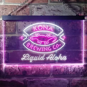 Kona Brewing Co. Logo 1 Neon-Like LED Sign