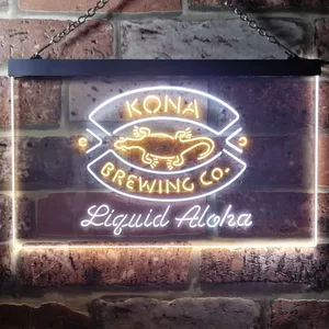 Kona Brewing Co. Logo 1 Neon-Like LED Sign