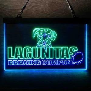 Lagunitas Brewing Company Dog Logo Neon-Like LED Sign