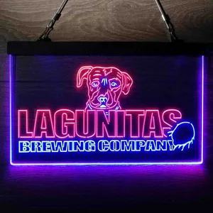 Lagunitas Brewing Company Dog Logo Neon-Like LED Sign