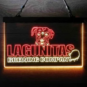 Lagunitas Brewing Company Dog Logo Neon-Like LED Sign