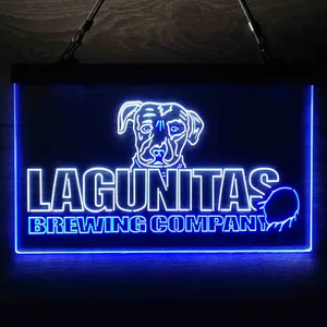 Lagunitas Brewing Company Dog Logo Neon-Like LED Sign