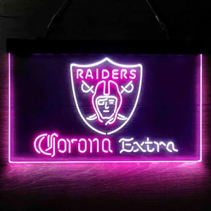 Las Vegas Raiders Corona Extra Neon-Like LED Sign