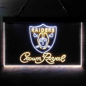 Las Vegas Raiders Crown Royal Neon-Like LED Sign