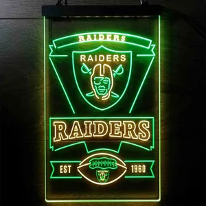 Las Vegas Raiders EST 1960 Neon-Like LED Sign