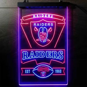 Las Vegas Raiders EST 1960 Neon-Like LED Sign