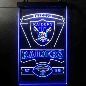 Las Vegas Raiders EST 1960 Neon-Like LED Sign