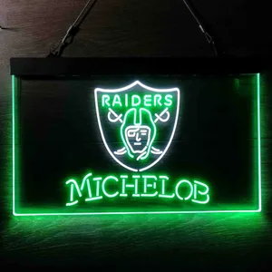 Las Vegas Raiders Michelob Neon-Like LED Sign