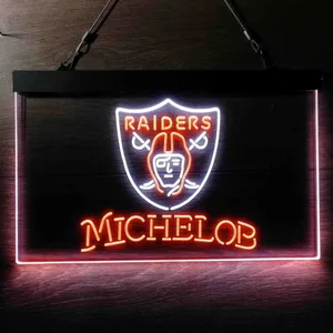 Las Vegas Raiders Michelob Neon-Like LED Sign