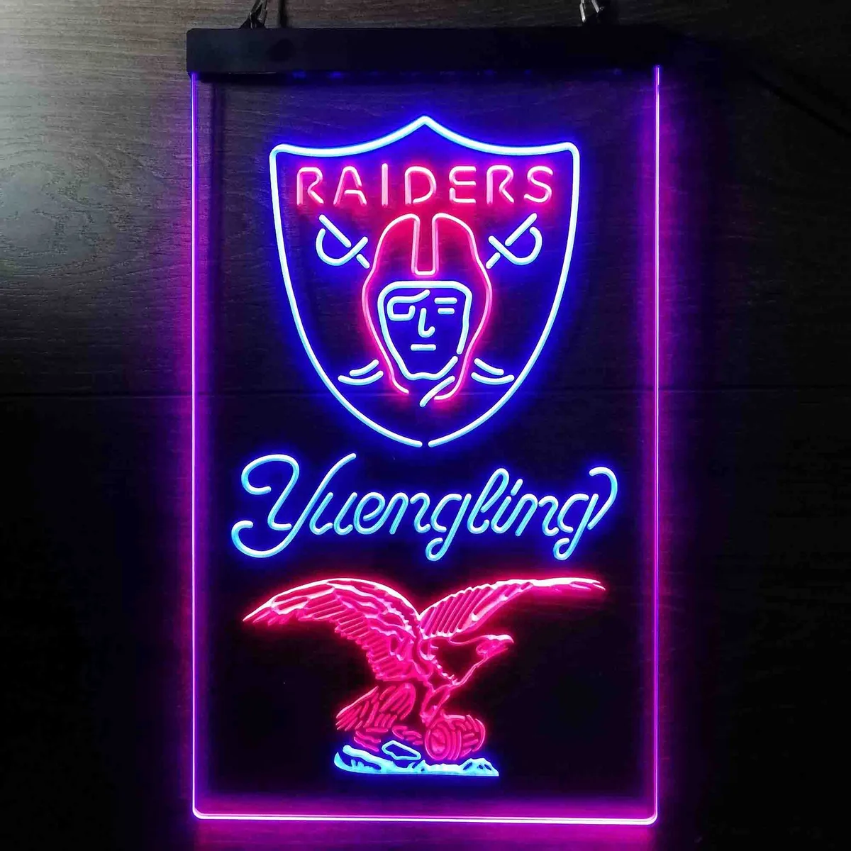 Las Vegas Raiders Yuengling Neon-Like LED Sign