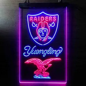 Las Vegas Raiders Yuengling Neon-Like LED Sign