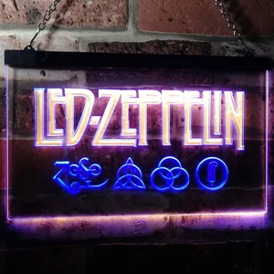 Led Zeppelin Logo 1 Neon-Like LED Sign