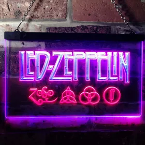 Led Zeppelin Logo 1 Neon-Like LED Sign