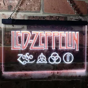 Led Zeppelin Logo 1 Neon-Like LED Sign
