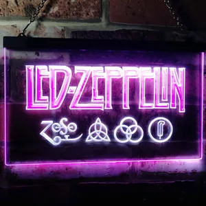 Led Zeppelin Logo 1 Neon-Like LED Sign
