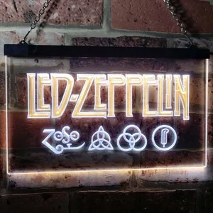 Led Zeppelin Logo 1 Neon-Like LED Sign