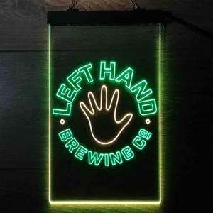 Left Hand Brewing Company Hand Logo Neon-Like LED Sign