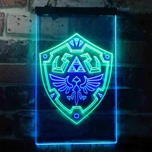 Legend of Zelda Hylian Shield Neon-Like LED Sign