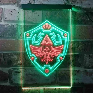 Legend of Zelda Hylian Shield Neon-Like LED Sign