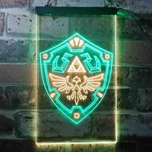 Legend of Zelda Hylian Shield Neon-Like LED Sign