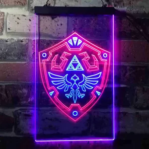 Legend of Zelda Hylian Shield Neon-Like LED Sign