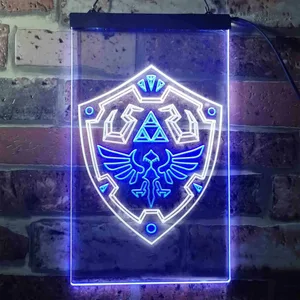 Legend of Zelda Hylian Shield Neon-Like LED Sign