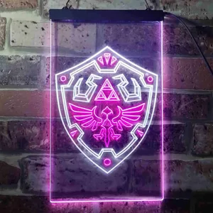 Legend of Zelda Hylian Shield Neon-Like LED Sign