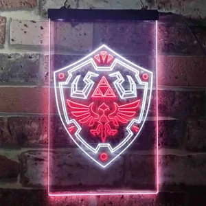 Legend of Zelda Hylian Shield Neon-Like LED Sign