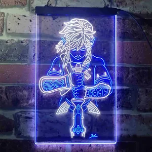 Legend of Zelda Link Neon-Like LED Sign