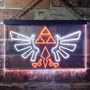 Legend of Zelda Triforce Neon-Like LED Sign